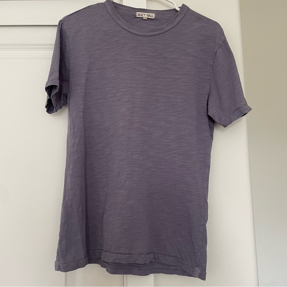 Alex Mill Dusty Lavender Purple Tee Shirt Small unisex men’s womens